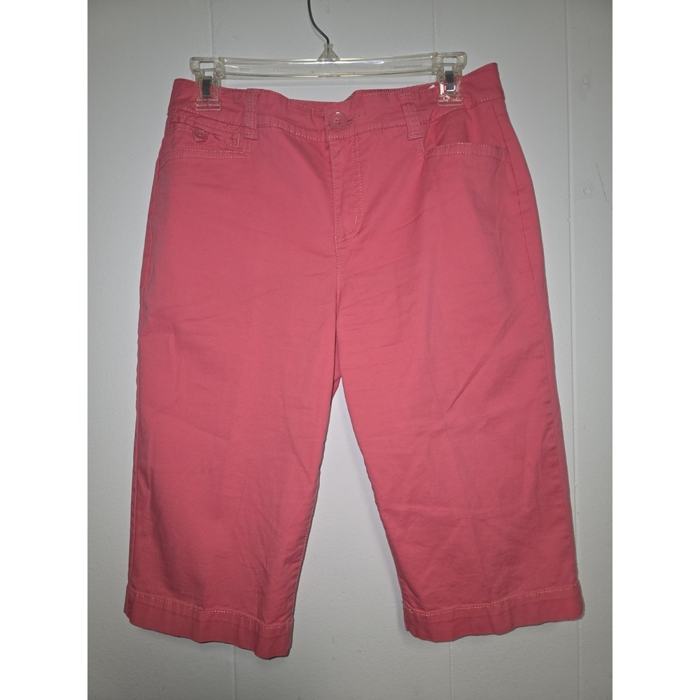 Bandolino Coral Bermuda Shorts Womens Size 4 Classic Preppy Summer EUC